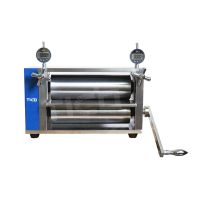 Benchtop Battery Calendering Machine Manual Rolling Press Machine HRC62 200mm szerokość