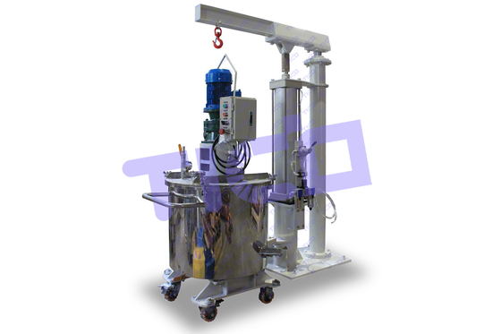 1.1KW wiadro do przenoszenia mocy do mieszania dla 60L Mieszalnika próżniowego planetarnego w L660*W660*H1375mm